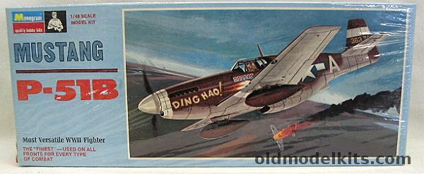 Monogram 1/48 Mustang P-51B 'Ding Hao!', PA136-6806 plastic model kit